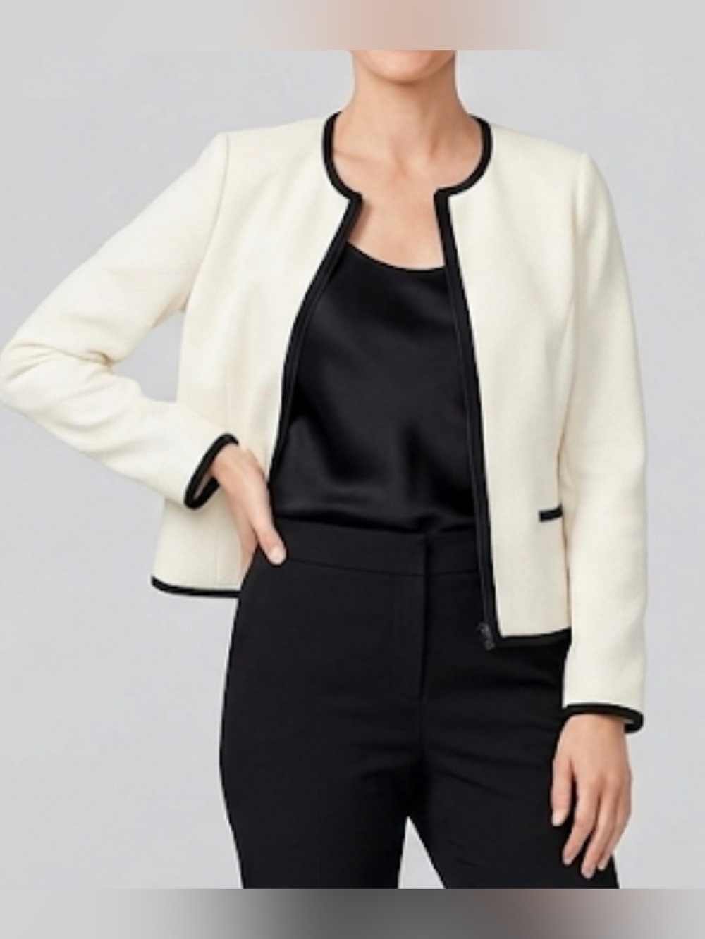 Talbots Zip Up Blazer, Size 8
